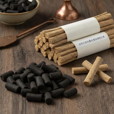 Aplicación en todo el cuerpo Mini Moxa Negro y sin olor Marrón claro Bastones de moxa de hierbas para la medicina tradicional china