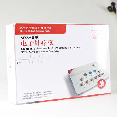 Instrumento electrónico de tratamiento de acupuntura para aliviar el dolor, alimentado por batería y agujas de acupuntura
