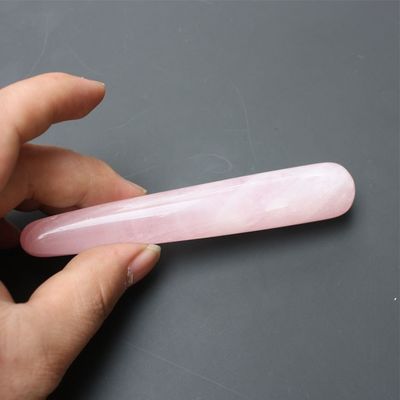 calidad  Acupuncture Pink Crystal Massage Stick Quartz Beauty Body Relaxation Fábrica