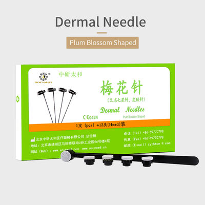 calidad  ISO13485 Plum Blossom 7 Star Needle Acupuncture With 12 Replaceable Heads Fábrica