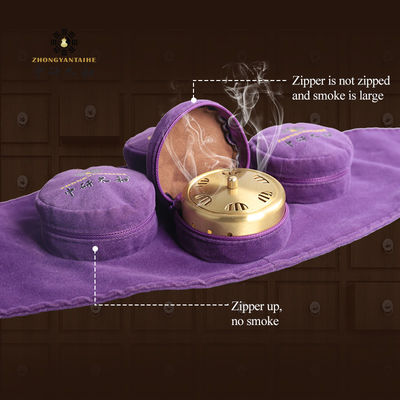 Vida útil 5 años Herramientas de moxibustión Contenedor de moxa Varios tamaños Ideal para clínicas de acupuntura y prácticas terapéuticas