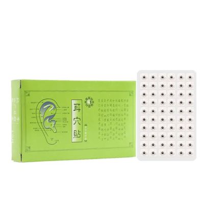100 pcs de acupuntura en el oído Terapia Vaccaria Semillas Medicina china Aparatos herbales
