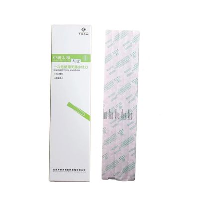 0.20mm ~ 0.40mm Agujas de acupuntura facial de uso único seguras