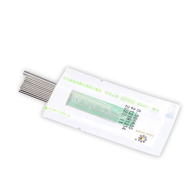 10 mm de longitud de la manija recta aguja intradermal de acupuntura para la medicina tradicional china y alivio del dolor