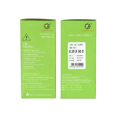 016 mm X 15 mm Acupuntura Agujas intradérmicas Esterilización Óxido de etileno Dispositivos médicos seguros diseñados para uso terapéutico