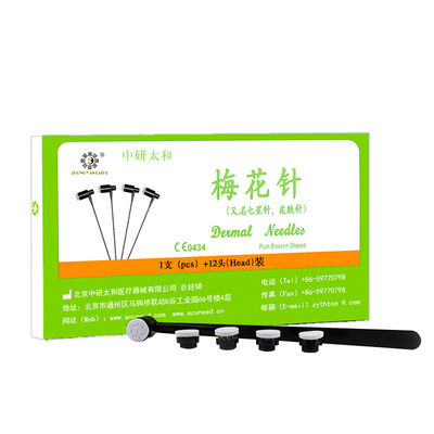 Aguja de herramienta de acupuntura de ciruela Zhongyan de 15 cm de longitud OEM con servicio personalizado