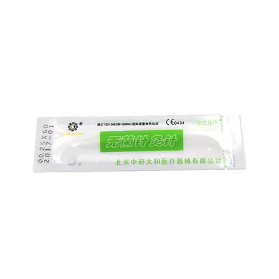 Agujas de acupuntura de belleza facial desechables cumplen con GB 2024-2016 de acero inoxidable