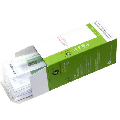 Agujas de acupuntura de belleza facial desechables cumplen con GB 2024-2016 de acero inoxidable