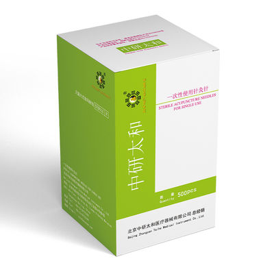 Agujas intradérmicas plateadas de la acupuntura de Zhongyan Taihe para la acupuntura facial