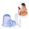 tazas de ahuecamiento faciales ISO del silicón del masaje del cuerpo 6pcs para la relajación del cuerpo