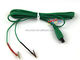 cable rápido del clip de cocodrilo 3A para el estimulador KWD808 de la acupuntura