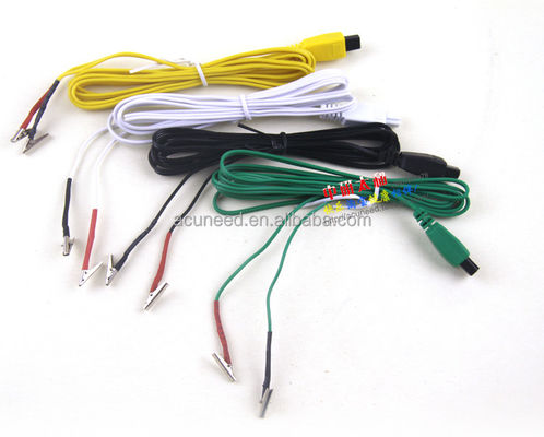 Instrumento electrónico de tratamiento de acupuntura para aliviar el dolor, alimentado por batería y agujas de acupuntura