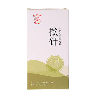 Agujas de presión de acupuntura GB 2024-2016 0.2mm X 1.5mm para el estándar de seguridad de propiedades de aparatos de medicina china