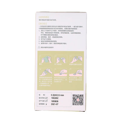 Terapia de acupuntura efectiva con agujas terapéuticas de acupuntura con 5 años de vida útil, punta afilada