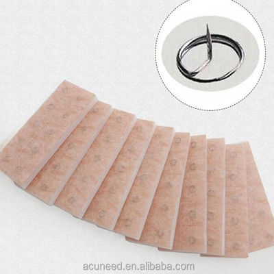 CE TUV ISO GMP Certificado Agujas de Prensa de Acupuntura Esterilización de gas de óxido de etileno para un tratamiento seguro y efectivo