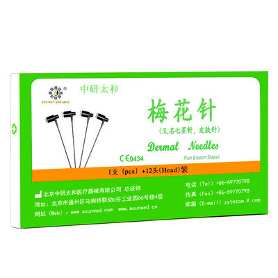 Agujas de Acupuntura Estériles Dermal Flor de Ciruelo Pulida Técnica Asegurando Soluciones Terapéuticas Seguras y Efectivas para la Piel