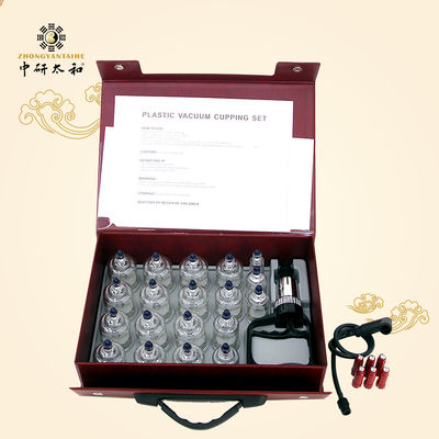 Limpie la succión con la aspiradora los sistemas de 19 tazas que las celulitis de ahuecamiento de la terapia de Hijama dan masajes detrás al alivio del dolor chino