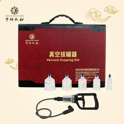 Limpie la succión con la aspiradora los sistemas de 19 tazas que las celulitis de ahuecamiento de la terapia de Hijama dan masajes detrás al alivio del dolor chino
