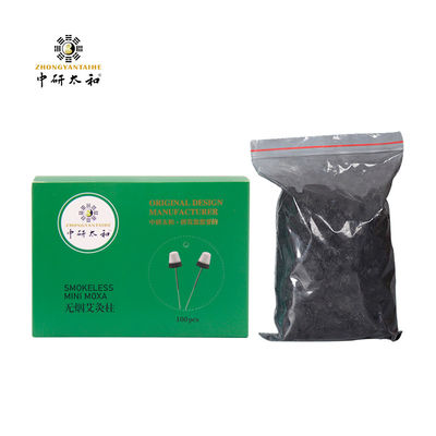 Moxibustión de Artemisa Añeja Negra para Mejorar la Desintoxicación Corporal, Impulsar el Bienestar y Aliviar Síntomas, Terapia Herbal