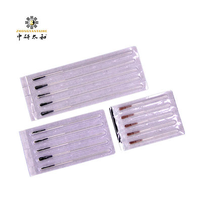 Agujas de acupuntura de acero inoxidable seguras de 0,20 mm-0,40 mm para la medicina china