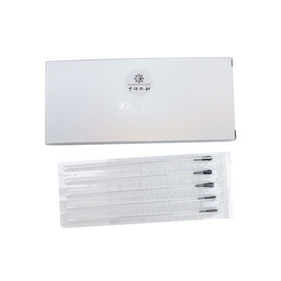 Agujas de acupuntura de acero inoxidable seguras de 0,20 mm-0,40 mm para la medicina china