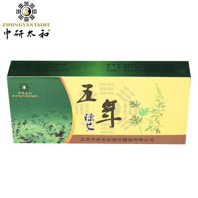 El verde Moxa puro Rolls de ZhongYan Taihe para Moxibustion remienda la artemisa china