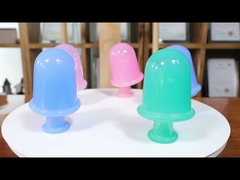 Masaje determinado del ojo de la cara de las tazas de las tazas del silicón de la categoría alimenticia para la atención sanitaria