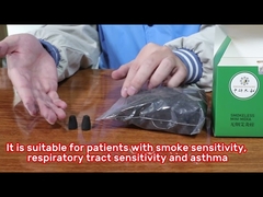 Pure Nature Smokeless carbonized wormwood 100 Pcs/box Black OEM Service Offering