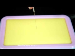 Agujas de acupuntura estériles médicas de 0,2 mm con tubos guía individuales y mango de acero inoxidable