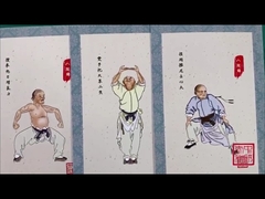 Postal de la Cultura de la Medicina China Creativa